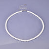 Wholesale Jewelry Vintage Style Geometric 304 Stainless Steel Titanium Steel Artificial Pearls 18K Gold Plated Beaded Necklace