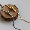 Vintage Style Geometric Titanium Steel Plating Gold Plated Choker