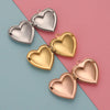1 Piece Stainless Steel None 18K Gold Plated Rose Gold Plated Heart Shape