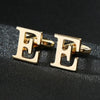 Vintage Style Letter Iron Plating Unisex Cufflinks