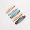 1 Piece Stainless Steel 18K Gold Plated Rose Gold Plated Customization Laser Engraving Rectangle