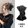 Vintage Style Rose Alloy Bowknot Artificial Pearls Hair Clip