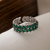 Vintage Style Simple Style Commute Leaf Copper Plating Inlay Zircon 18k Gold Plated Open Rings