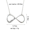 Vintage Style Simple Style Letter Infinity Alloy Unisex Pendant Necklace Necklace Choker