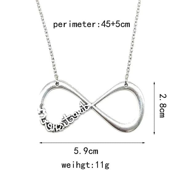 Vintage Style Simple Style Letter Infinity Alloy Unisex Pendant Necklace Necklace Choker