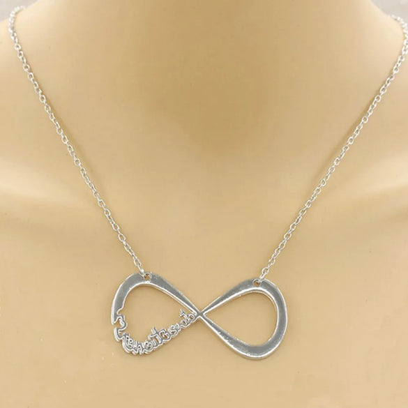 Vintage Style Simple Style Letter Infinity Alloy Unisex Pendant Necklace Necklace Choker