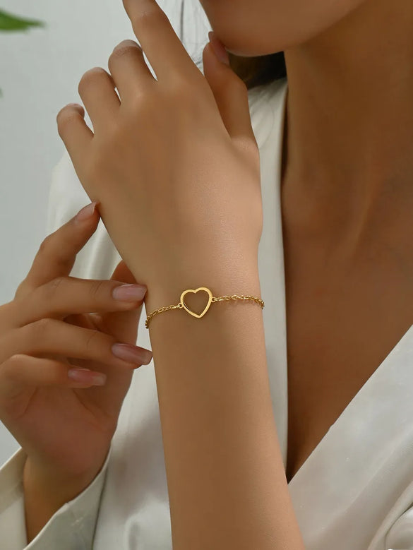 Vintage Style Simple Style Roman Numeral Butterfly 304 Stainless Steel Bracelets In Bulk