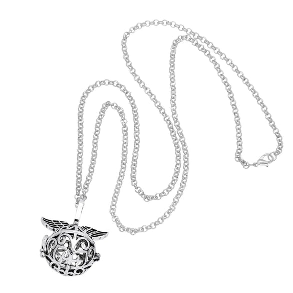 Vintage Style Streetwear Angel Wings Wings Stainless Steel Copper Plating 18k Gold Plated Pendant Necklace