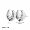 Vintage Titanium Steel Earrings With Electroplating
