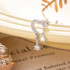 Vintage Titanium Steel Heart Cut Out Zircon Earrings For Women Micropaved With Doubleheaded Screws Highend Piercing Jewelry