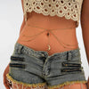 Waist Chain Alloy Electroplating Moon Pendant Women's Fashion Body Chain