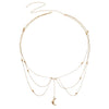 Waist Chain Alloy Electroplating Moon Pendant Women's Fashion Body Chain