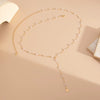 Waist Chain Body Chain Imitation Pearl Copper Chain Alloy Peach Heart Pendant