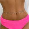Waist Chain Body Chain Metal Round Beads Cold Style Lobster Clasp Female Jewelry