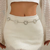 Waist Chain Body Chain Retro Crescent Love Style Metal Iron Chain Alloy