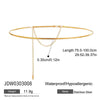 Waist Chain Stainless Steel Multiple Circles Women's Versatile Luxury Pants Chain Accessories
