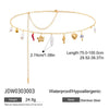 Waist Chain Stainless Steel Pearl Chili Heart Women's Highend Nonfading Jewelry