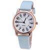 Watch Acrylic Surface Quartz Leather Metal Pu Stainless Steel Round Casual Women's