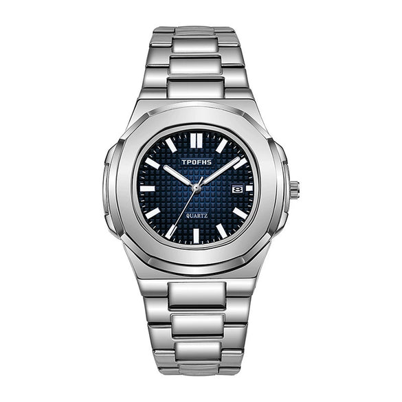 Watch Alloy Band And Case Oval Business Style Waterproof Luminous