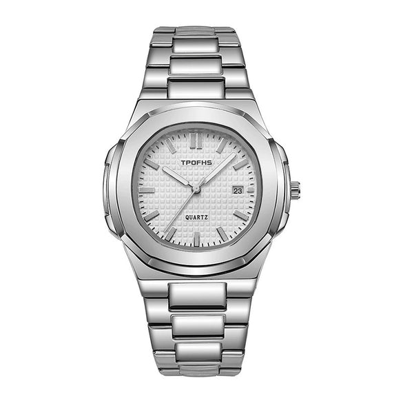 Watch Alloy Band And Case Oval Business Style Waterproof Luminous