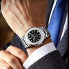 Watch Alloy Band And Case Oval Business Style Waterproof Luminous