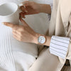 Watch Alloy Band Round Dial Female Student Simple Retro Artistic Leisure Style