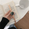 Watch Alloy Band Round Dial Female Student Simple Retro Artistic Leisure Style