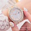 Watch Alloy Band Round Dial Roman Scale Leisure Quartz Watch For Men