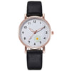 Watch Alloy Imitation Leather Round Luminous Fashion