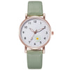 Watch Alloy Imitation Leather Round Luminous Fashion