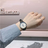 Watch Alloy Imitation Leather Stainless Steel Round Dial Chic Simple Retro Leisure Style For Female Students