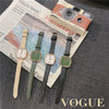 Watch Alloy Ordinary Glass Mirror Leisure Simple Elegant Retro Square For Women