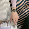 Watch Alloy Ordinary Glass Mirror Leisure Simple Elegant Retro Square For Women