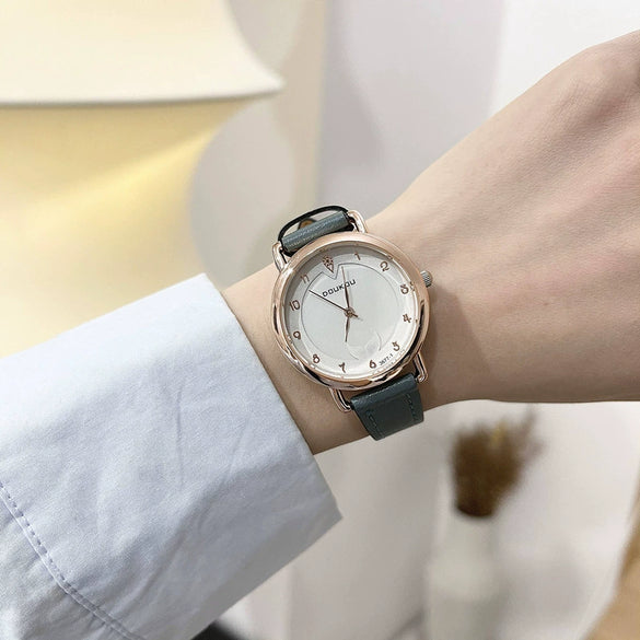 Watch Alloy Ordinary Glass Mirror Mori Preppy Style Quartz For Women