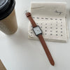 Watch Alloy Ordinary Glass Mirror Square Retro Leisure Style