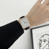 Watch Alloy Ordinary Glass Mirror Square Retro Leisure Style