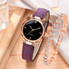 Watch Alloy Plastic Case Pu Belt Round Dial Casual Adult Women's