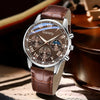 Watch Alloy Pu Stainless Steel Casual Round Men's Quartz