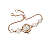 Watch Alloy Rose Gold Fourleaf Clover Casual Style For Female Students