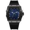 Watch Alloy Silicone Mineral Reinforced Glass Mirror Fivepointed Star Luminous Sports Wine Barrel Shape Men's