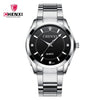 Watch Alloy Stainless Steel Round Quartz Waterproof Fashion For Women And Couple