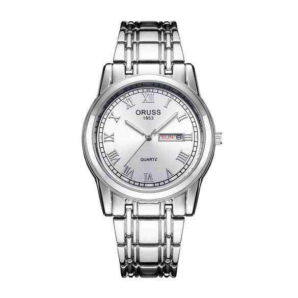 Watch Alloy Steel Automatic Movement Round Dial Men's