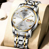Watch Alloy Steel Automatic Movement Round Dial Men's