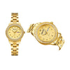 Watch Alloy Strap Alloy Case Mineral Strengthened Glass Mirror Round Dial Business Style Waterproof