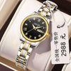 Watch Alloy Strap Alloy Case Mineral Strengthened Glass Mirror Round Dial Business Style Waterproof