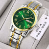 Watch Automatic Movement Round Stainless Steel Glass Mirror Luminous Waterproof Business Style For Men