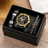 Watch Bracelet Casual Fashion Alloy Case Quartz Glass Mirror Stainless Steel Clasp Imitation Leather Strap Round Dial