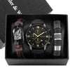 Watch Bracelet Casual Fashion Alloy Case Quartz Glass Mirror Stainless Steel Clasp Imitation Leather Strap Round Dial