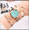 Watch Bracelet Fashion Cat Ear Flower Magnet Buckle Milan Mesh Stainless Steel Alloy Band For Female