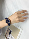 Watch Canvas Alloy Green Daisy Pattern Leisure Style